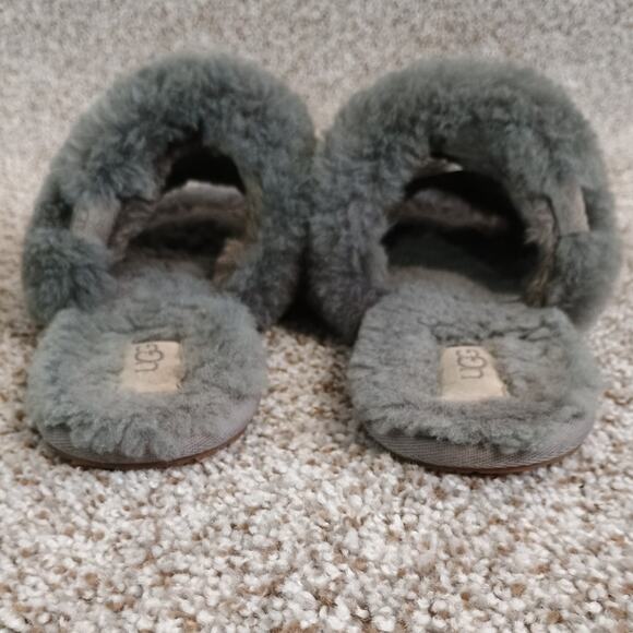 UGG Maxi Curly Scuffetta Sheepskin Slide Slippers 1130837 Women’s 8 - Picture 8 of 11